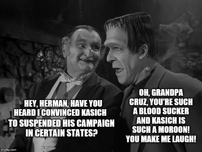 Grandpa Cruz and Herman Kerry On Campaign strategies Imgflip