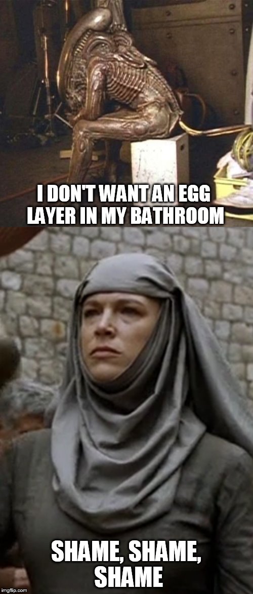 Xenomorph shame Imgflip
