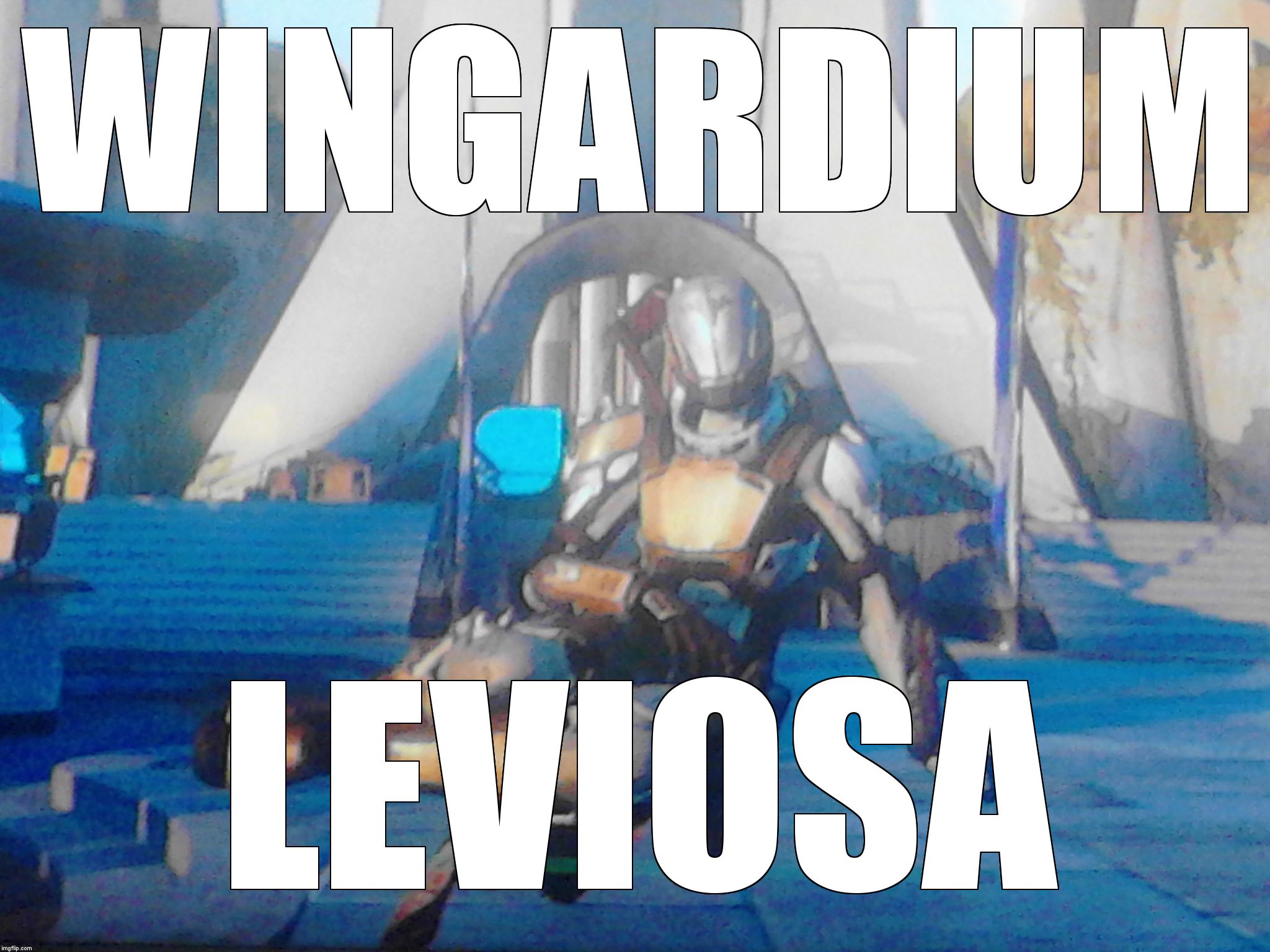 Just me casually floating on Destiny Imgflip