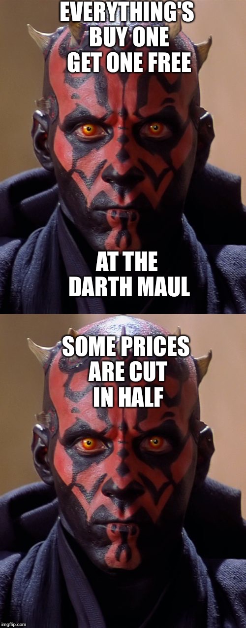 Mall owner Darth Maul Imgflip