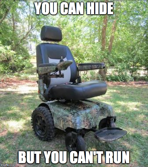 You can hide, but you can't run Imgflip