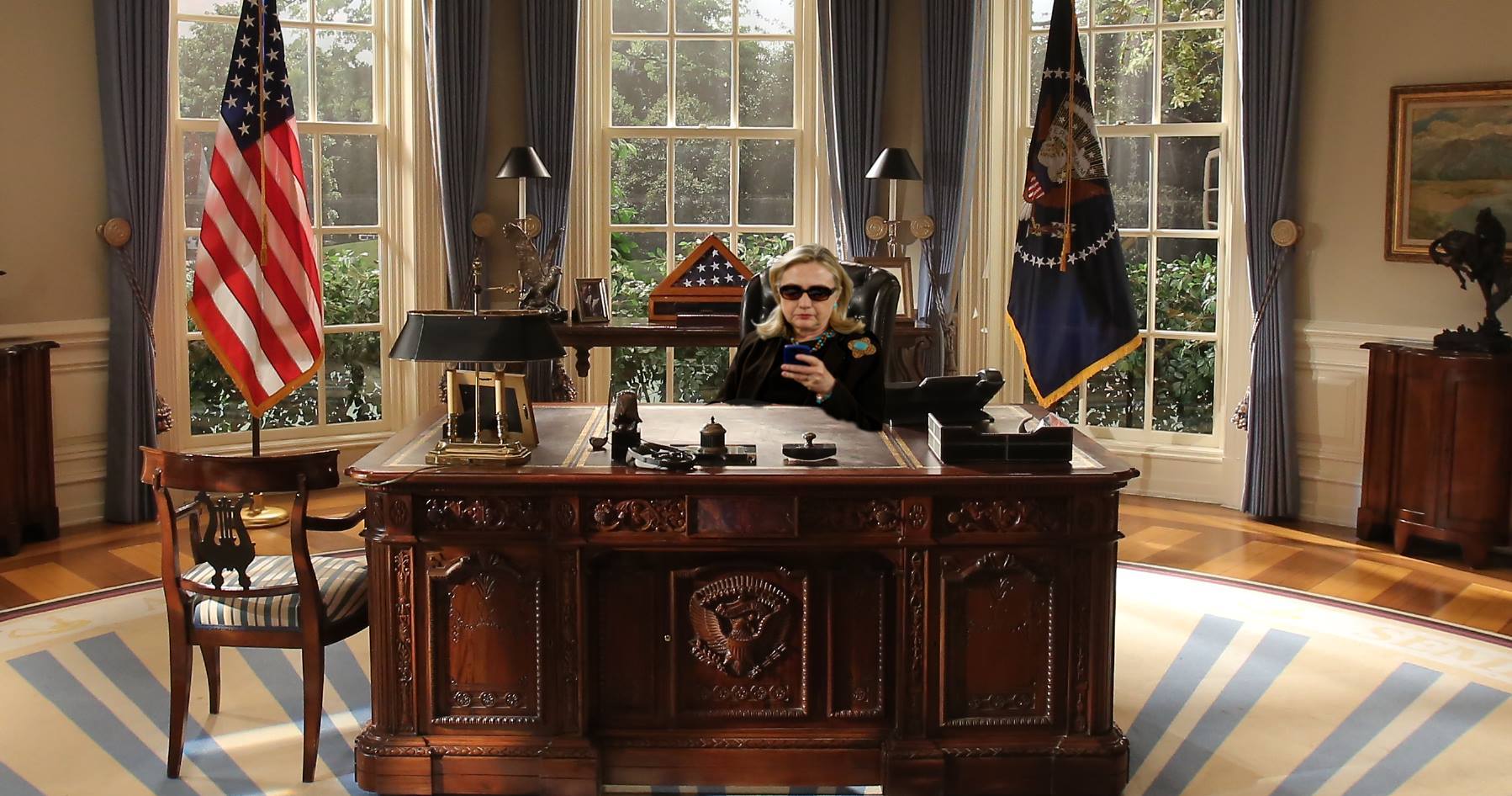 Hillary in the Oval Office Blank Template Imgflip