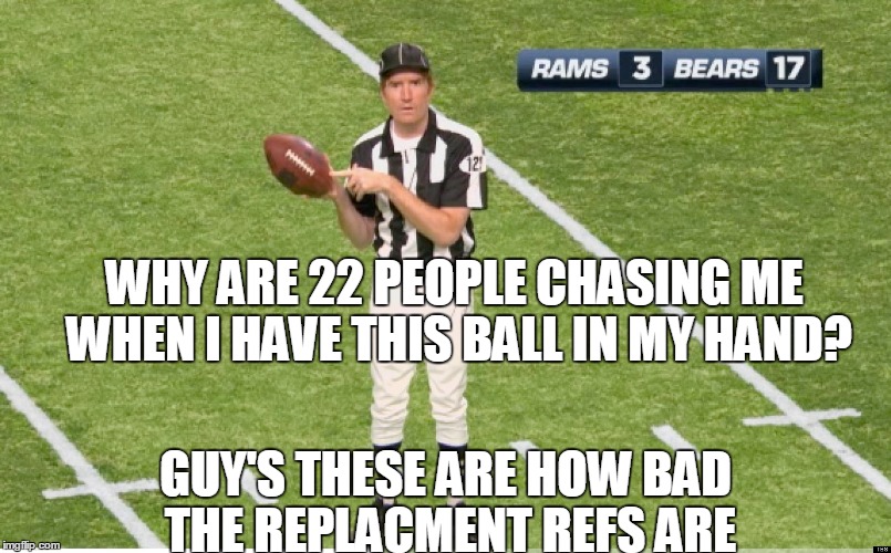 Image tagged in nfl referee,football Imgflip