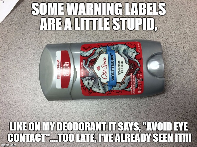 warning labels Imgflip
