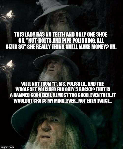 Thinking twice gandalf Imgflip
