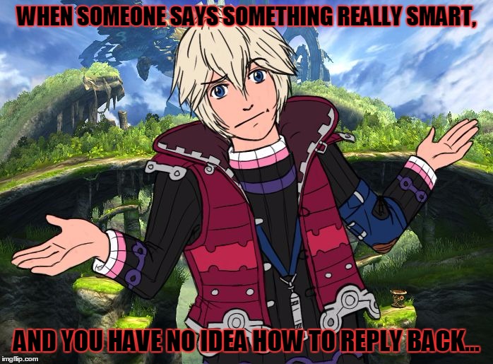 Shrugging Shulk Imgflip
