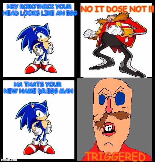 triggered template meme