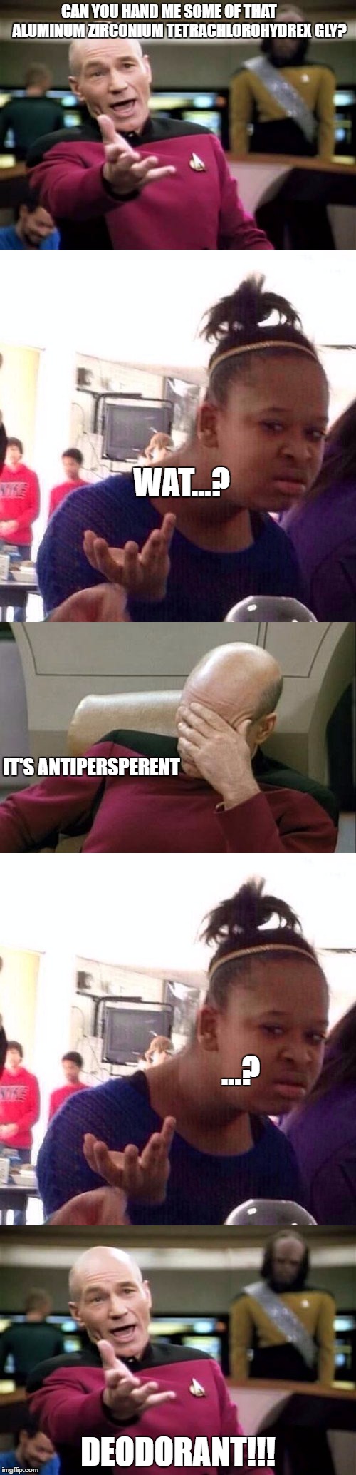 You Smell Bad... Want Some of My Aluminum Zirconium Tetrachlorohydrex