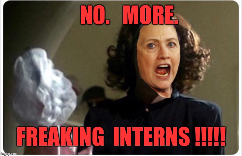 While cleaning Bill's White House closet, Hillary dearest finds a pink