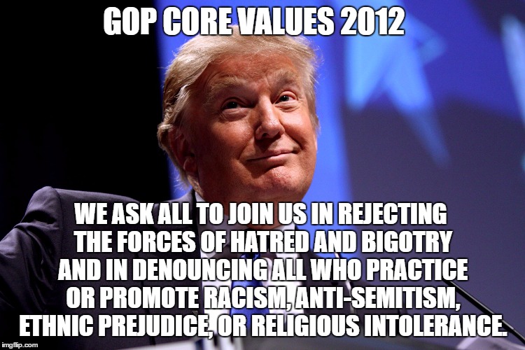 GOP Core Values II Imgflip