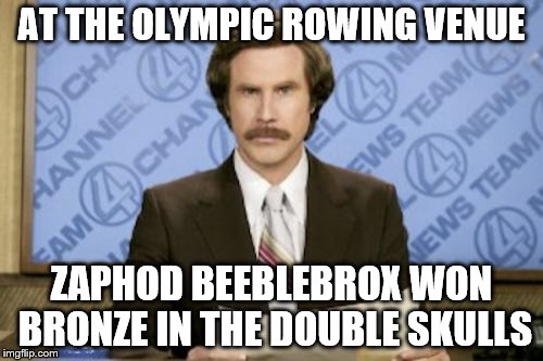 One for fans of The Hitchhiker's Guide To The Galaxy (and rowing) Imgflip