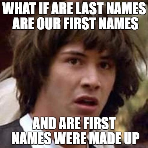 Conspiracy Keanu. NAMES Imgflip