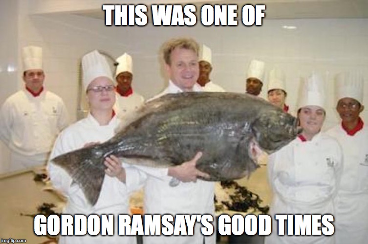 Chef Ramsay With Fish Imgflip