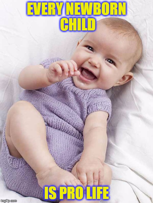 Image tagged in newborn,baby,child,pro life,memes Imgflip