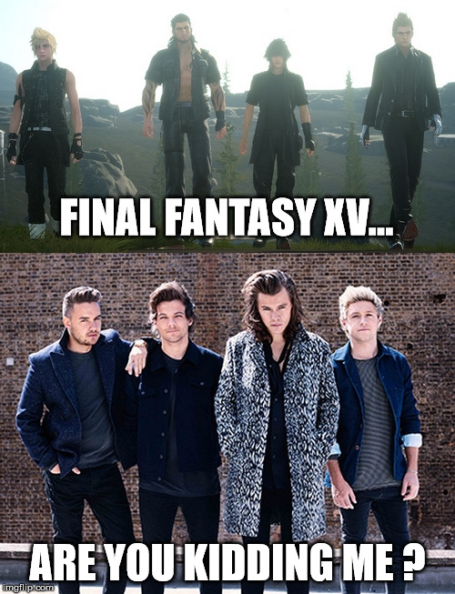 FFXV One Direction Imgflip