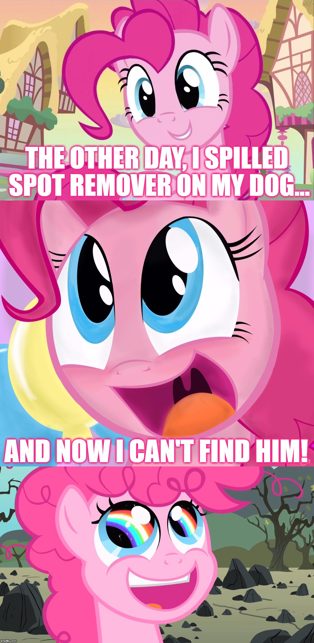 Bad Pun Pinkie Pie, A Joke She Tells In Baby Cakes (Season 2 Episode 13