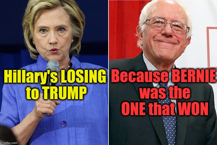 Image tagged in why is hillary losing 1 Imgflip