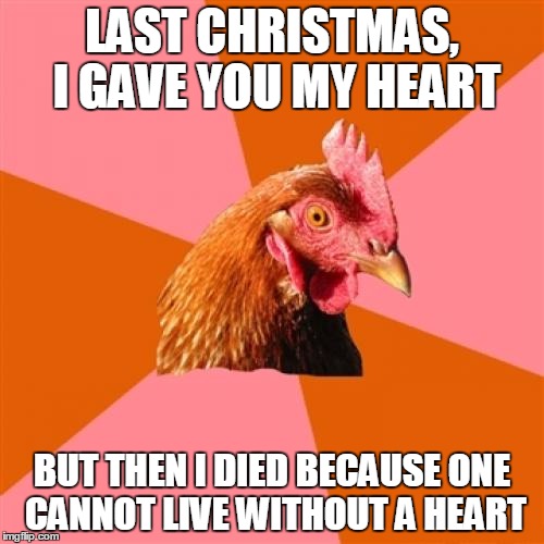 Anti Joke Chicken Meme Imgflip