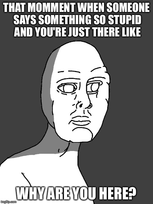 Image tagged in why are you here Imgflip