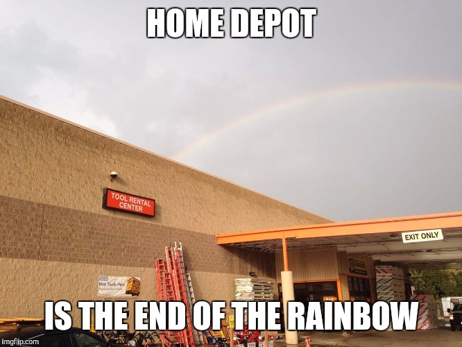 Home Depot Rainbow Imgflip