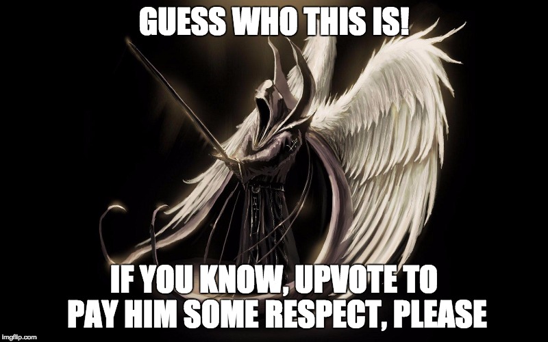 Image tagged in halloween,grim reaper,angel of death Imgflip