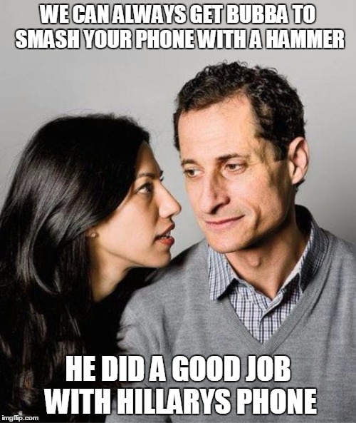 Anthony Weiner, and Huma Abedin Imgflip