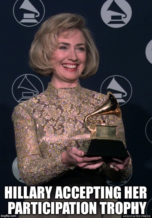 Hillary trophy Imgflip