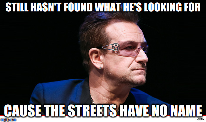 Confused Bono Imgflip
