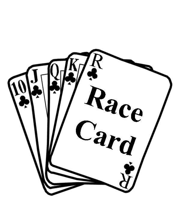 Race Card Blank Template Imgflip