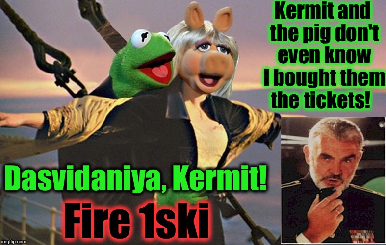 Kermit and Miss Piggy may ride the Fogtanic straight to the bottom! The