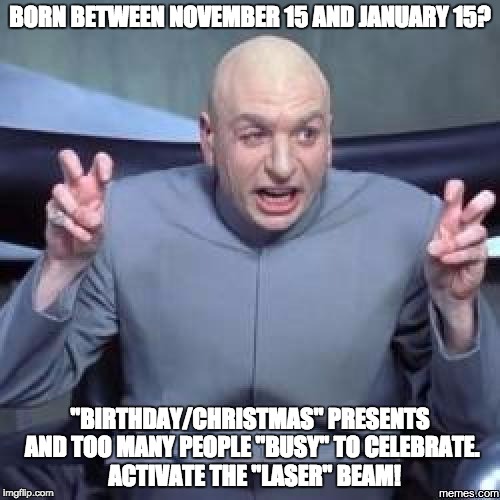 dr. evil birthday Imgflip