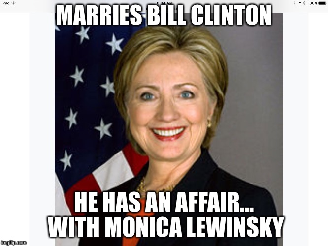 Image tagged in bad luck hillary Imgflip