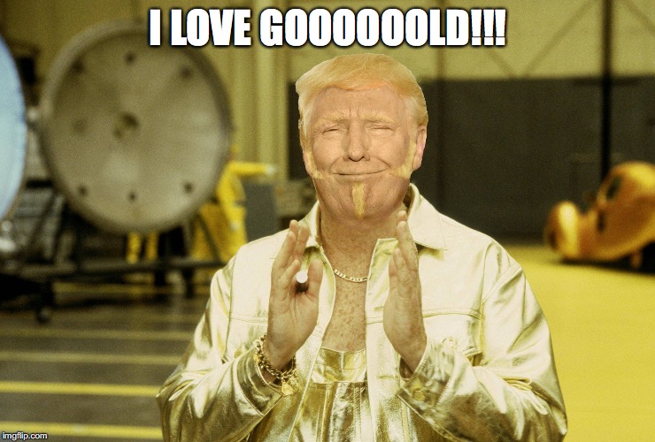 Image tagged in gold member trump Imgflip