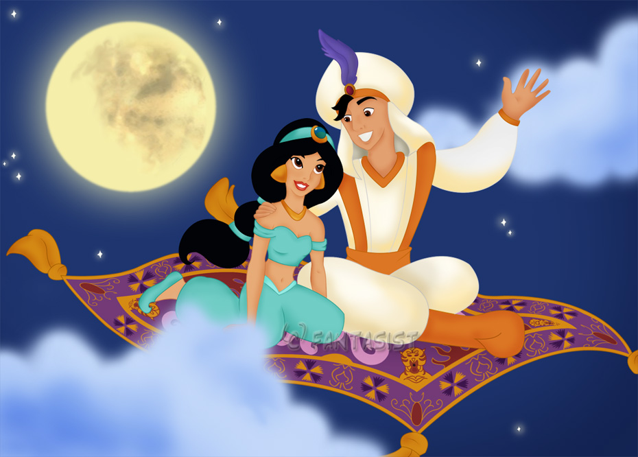 Aladdin and Jasmine Blank Template Imgflip