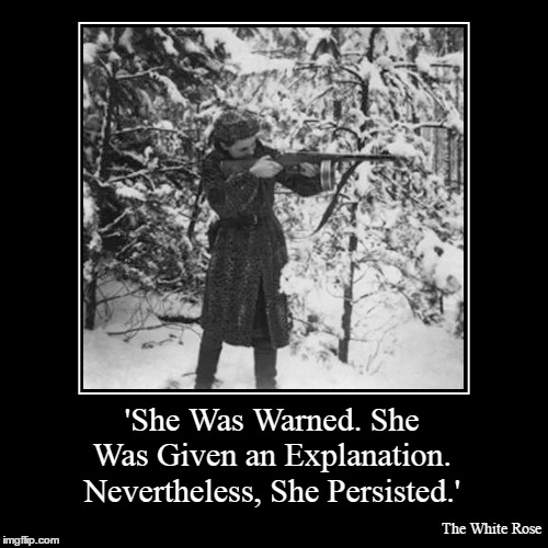 She was warned Imgflip