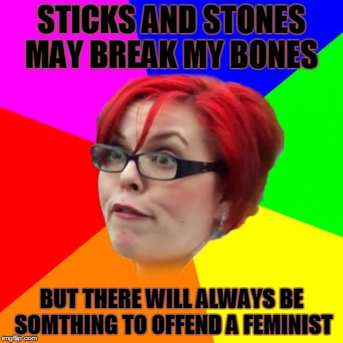 angry feminist Imgflip