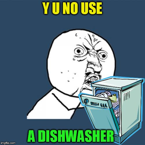 I can honestly say I've never been excited about washing dishes