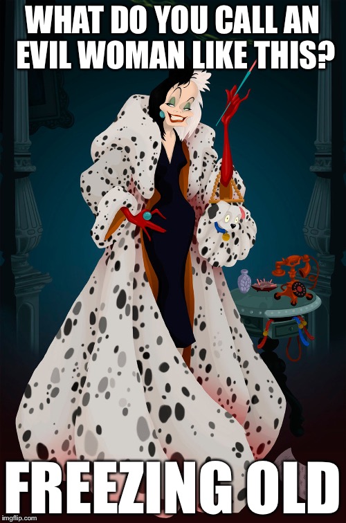 Image tagged in carlos son cruella de vil,memes,bad puns Imgflip