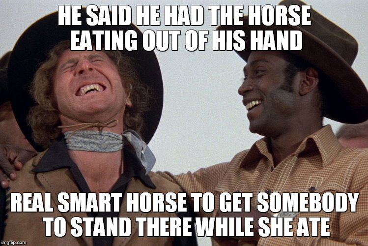 blazing saddles Imgflip