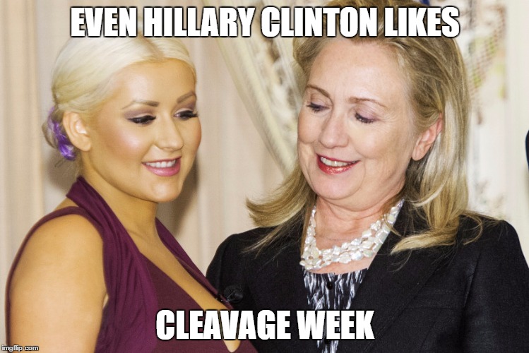 Political figures enjoy Cleavage Week (A .Mushu.thedog Event) Imgflip
