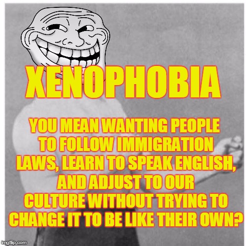 Xenophobic Meaning In English