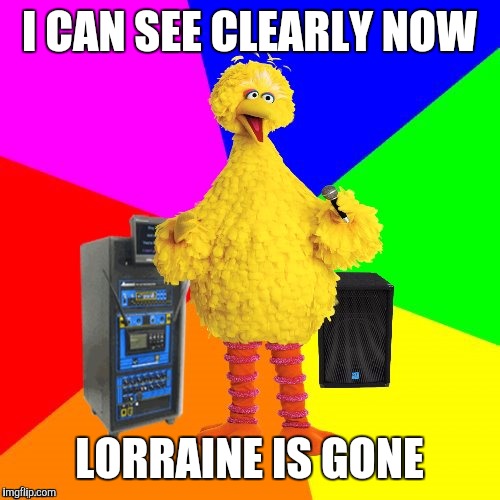 Wrong lyrics karaoke big bird Imgflip
