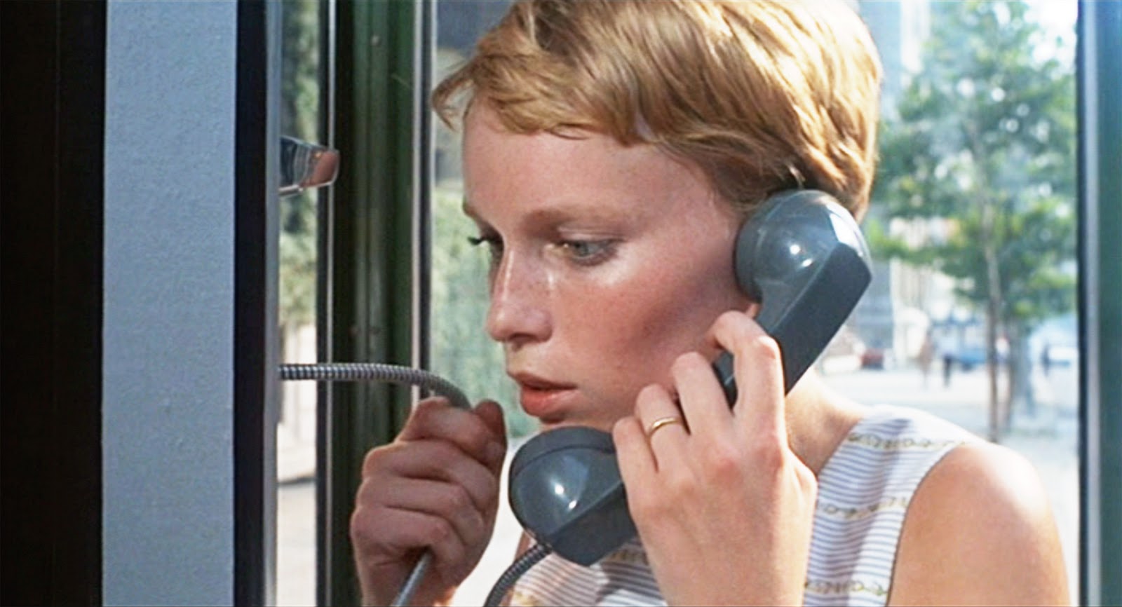 Rosemary's Baby Mia Farrow on the Phone Blank Template Imgflip