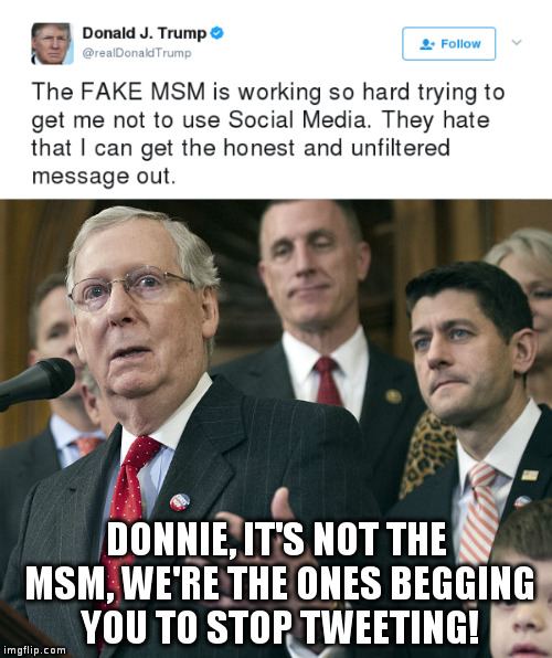 As usual Donald gets this exactly backwards! Imgflip