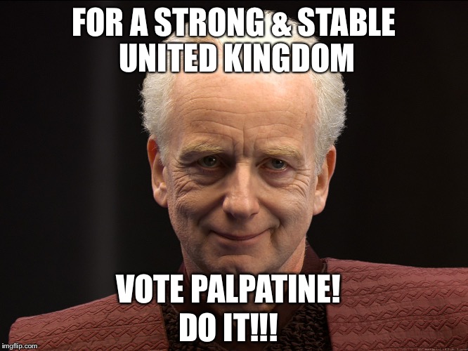 Vote Palpatine Imgflip