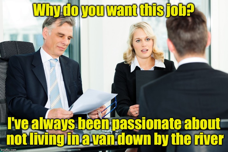 job interview Imgflip