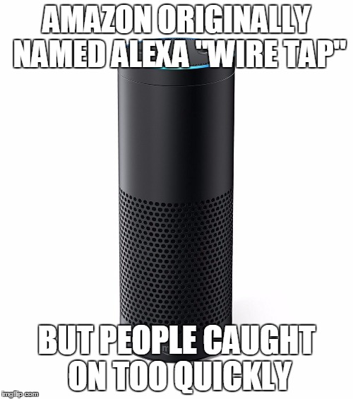 Image tagged in amazon echo Imgflip