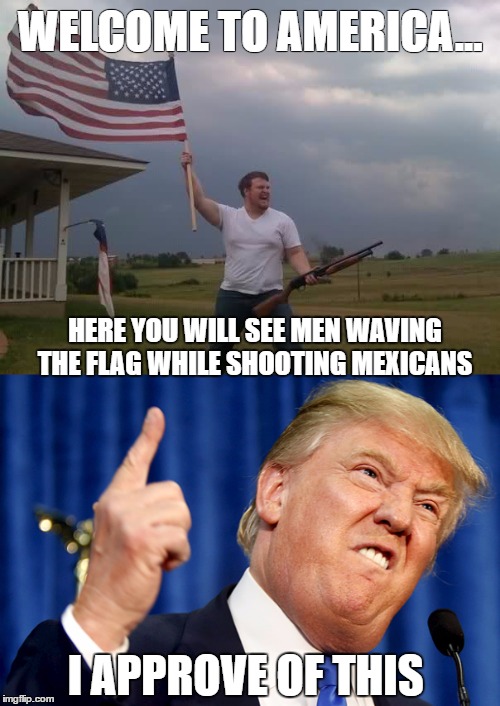 Waving American Flag Meme