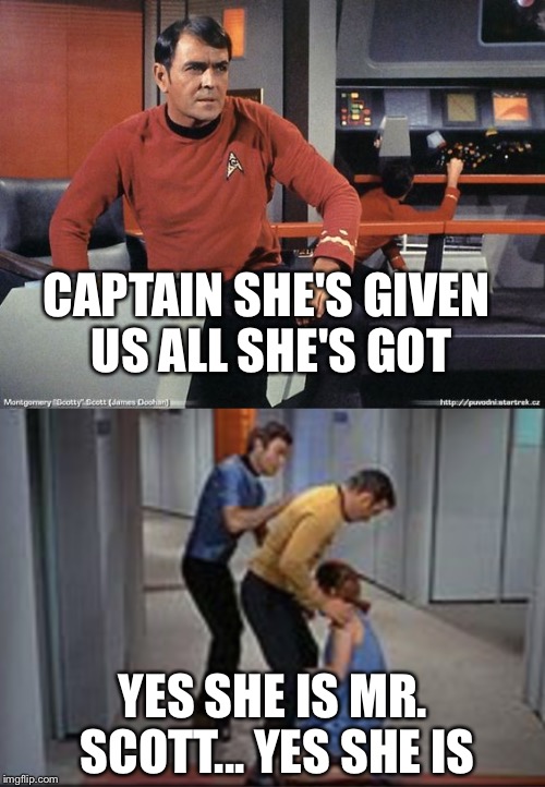 When she can't give any more Imgflip