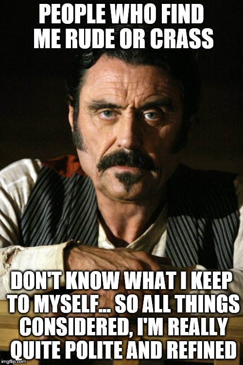 Image tagged in rude,polite Imgflip